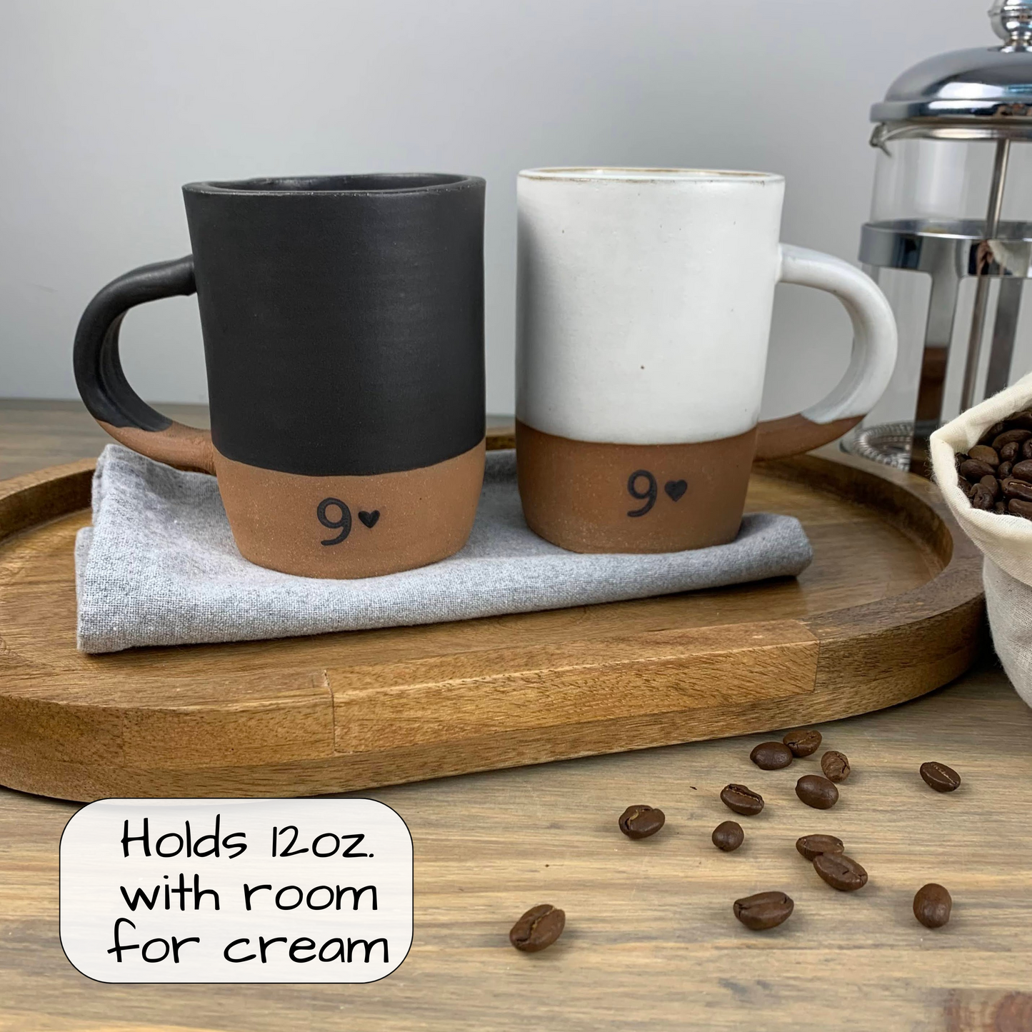 9th Anniversary Coffee Mug Set
