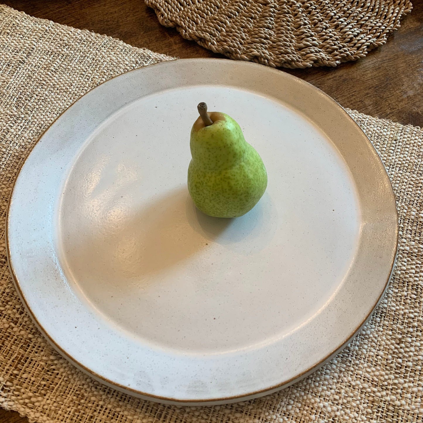 13" Serving Platter | Glacier White
