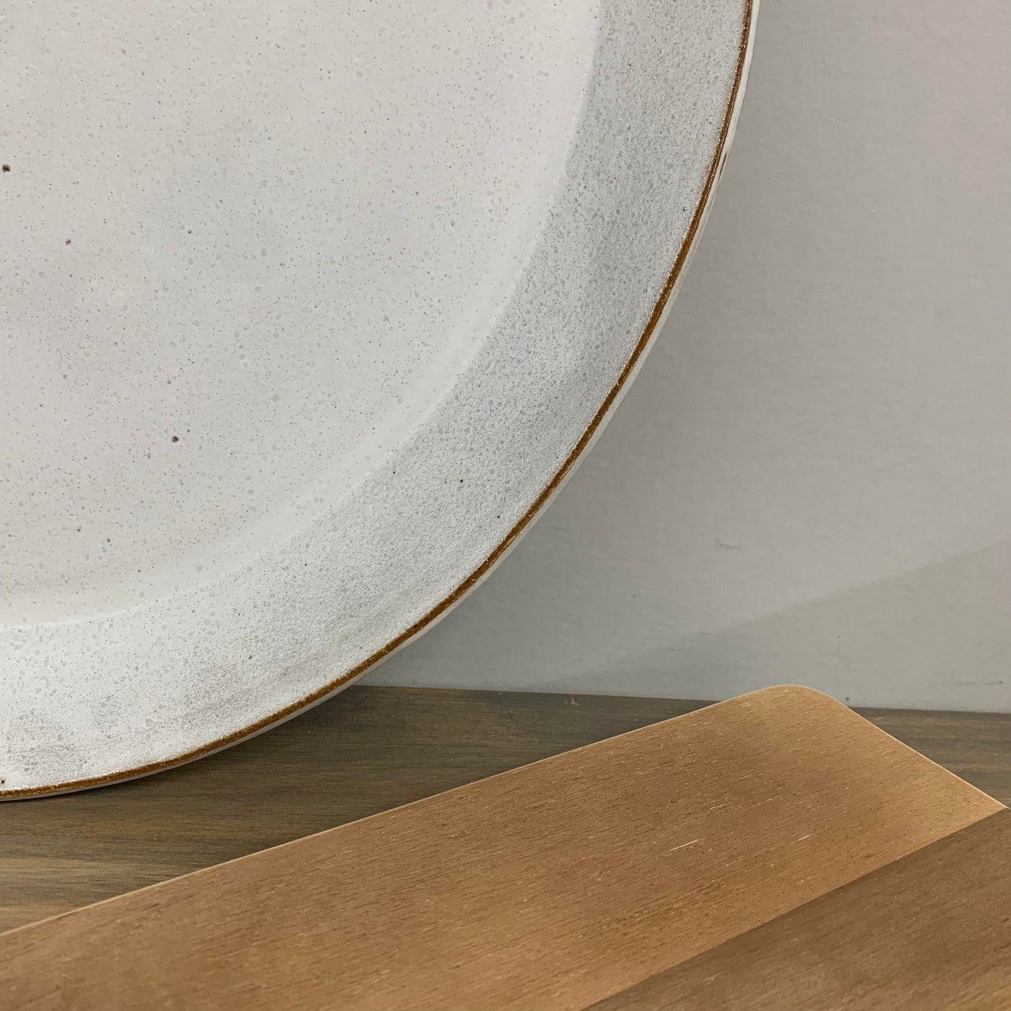 13" Serving Platter | Glacier White
