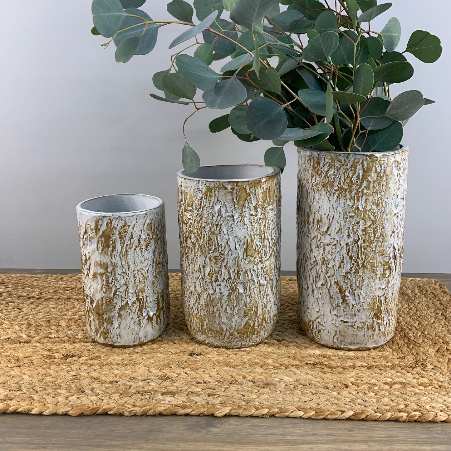 Birch Vase Set of 3