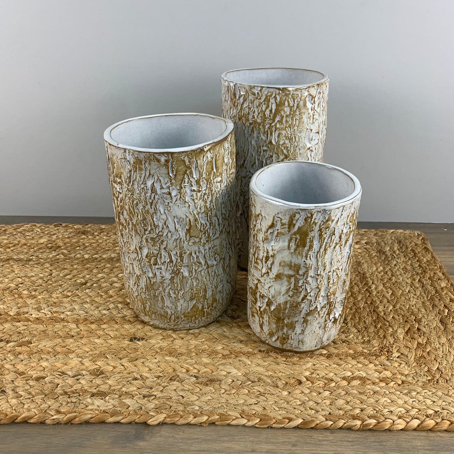 Birch Vase Set of 3