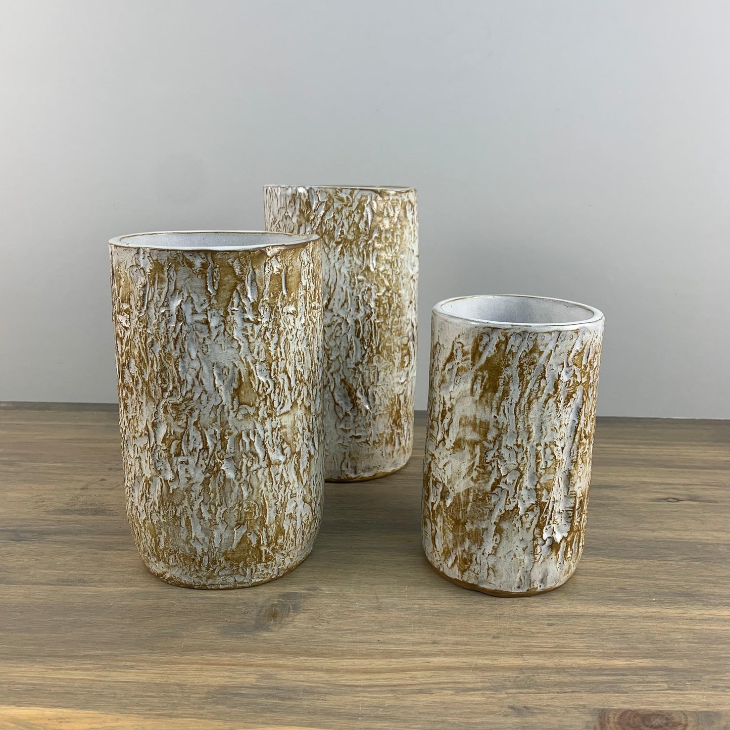 Birch Vase Set of 3