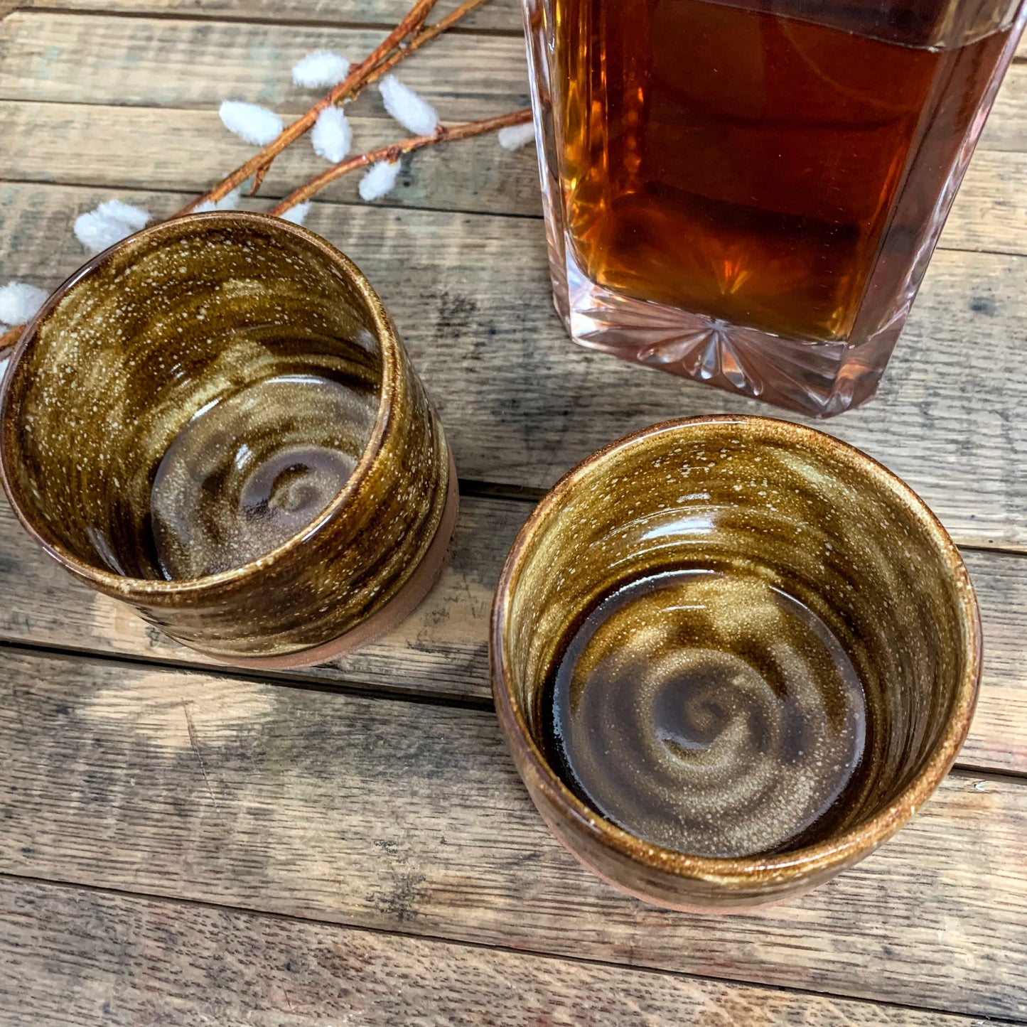 Honey Whiskey Tumbler Set