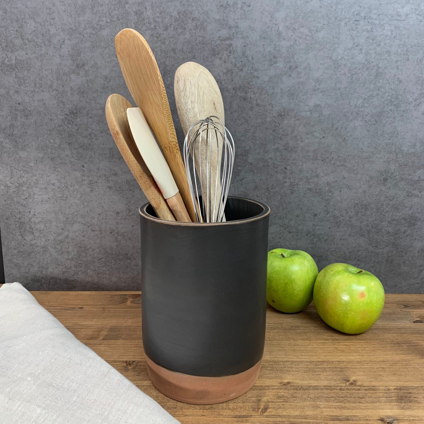 Black Utensil Holder Set
