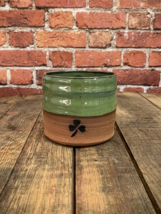 Shamrock Whiskey Tumbler