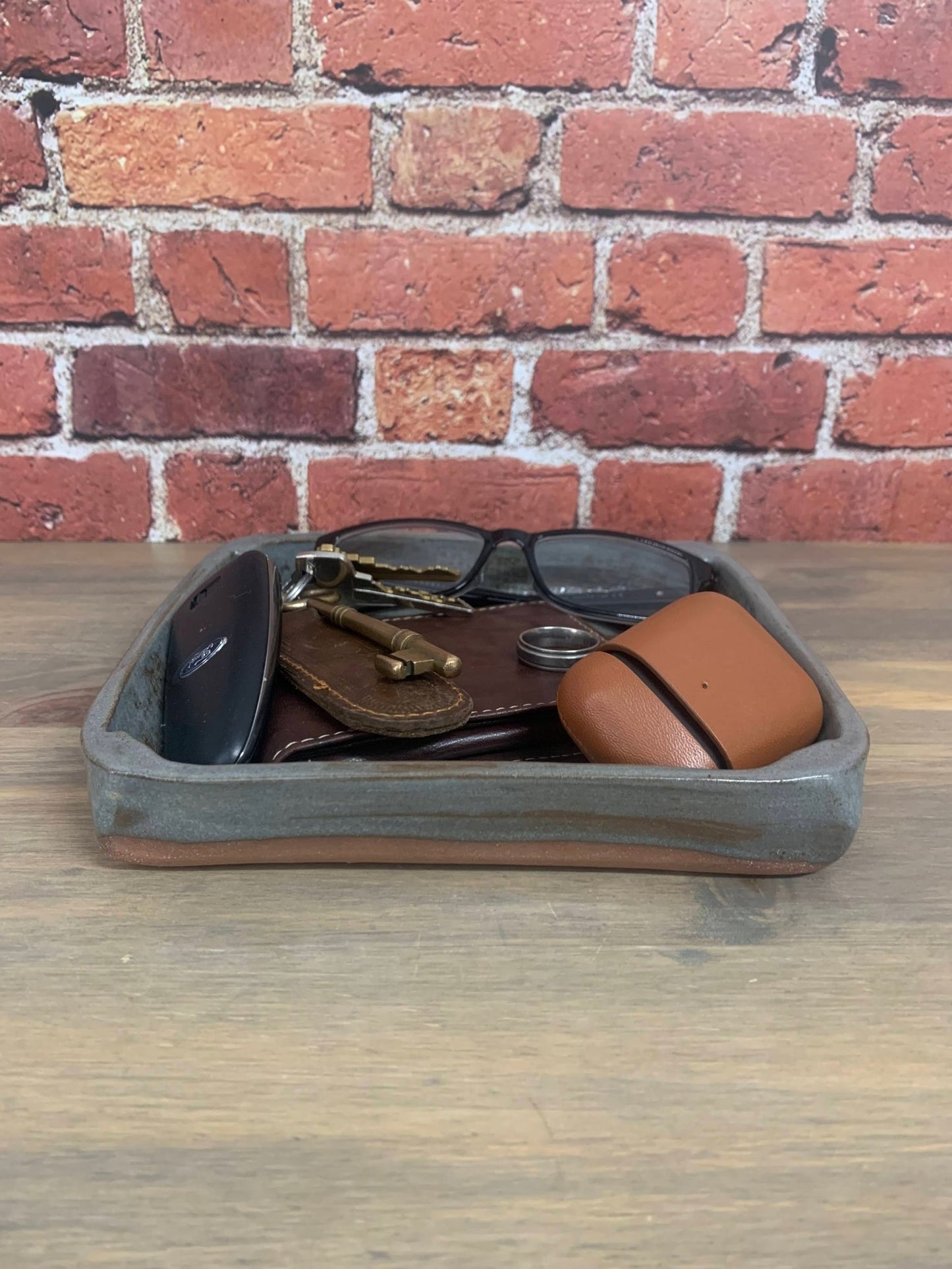9 Year Anniversary Valet Tray | Rustic Key Bowl Catchall - Elevate Ceramics Co.