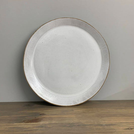 13" Serving Platter | Glacier White