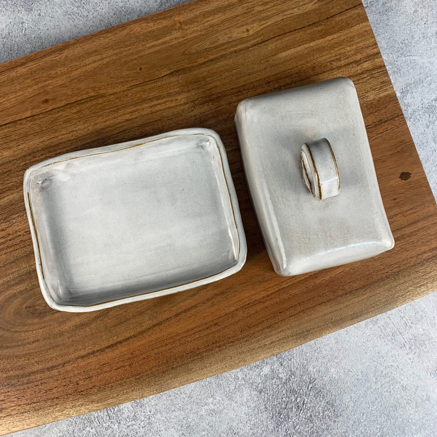 European Size Loop Butter Dish