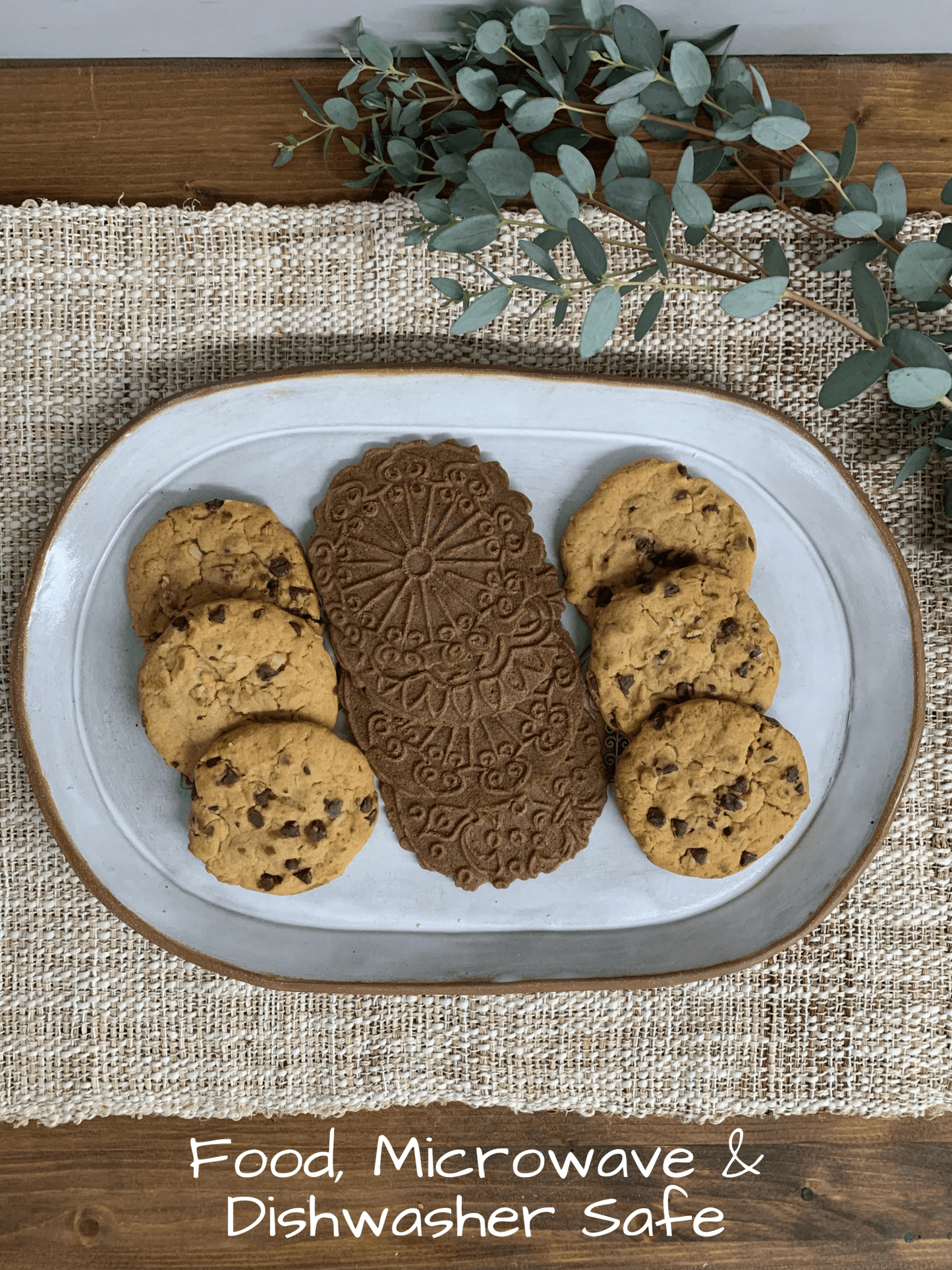 Gingerbread House Platter - Elevate Ceramics Co.