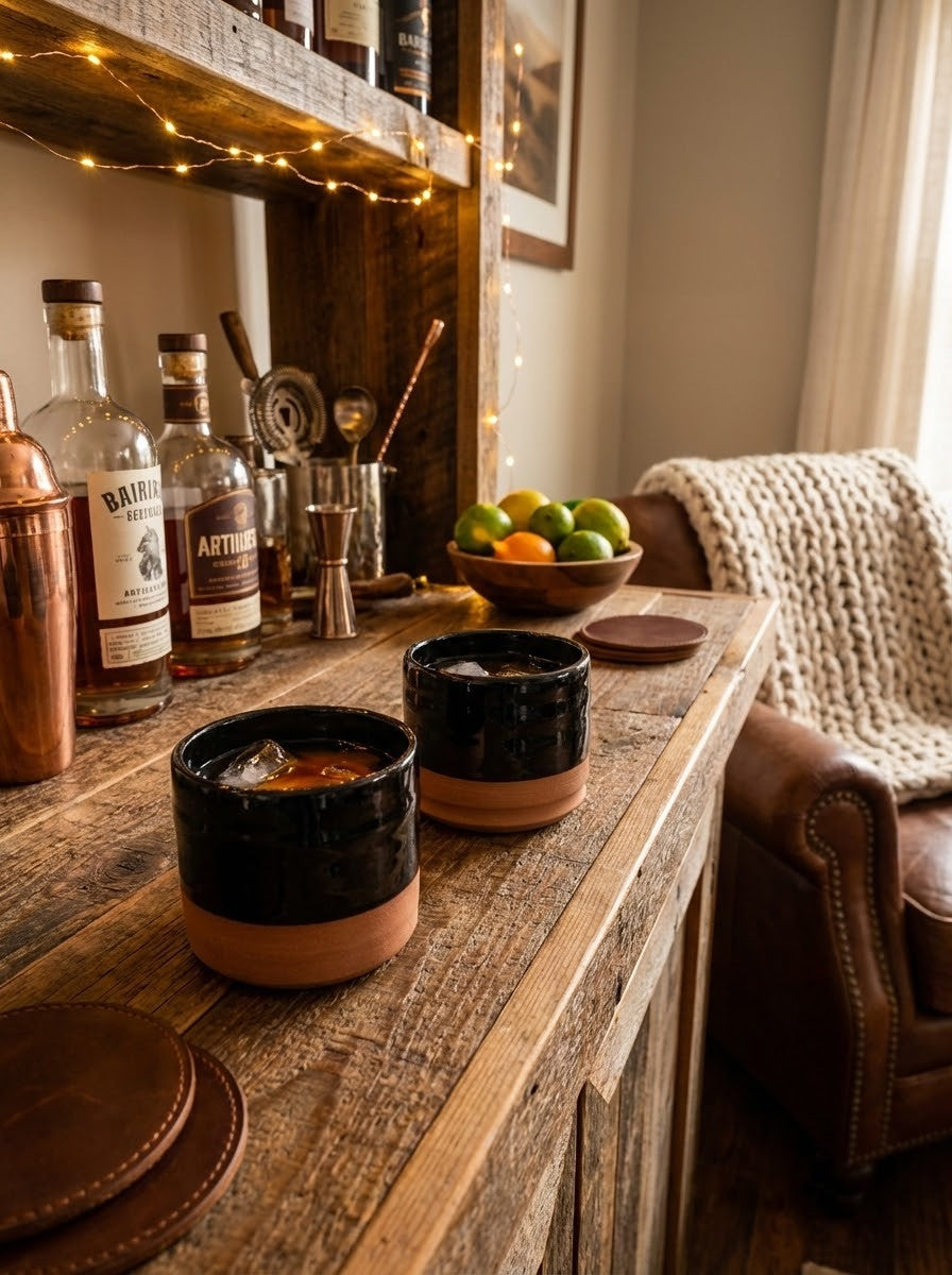 Whiskey Tumbler | Shiny Black