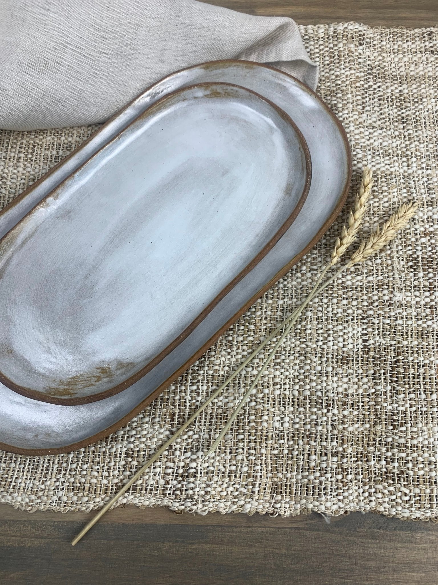 Oval Tray Set | Modern Craft - Elevate Ceramics Co.