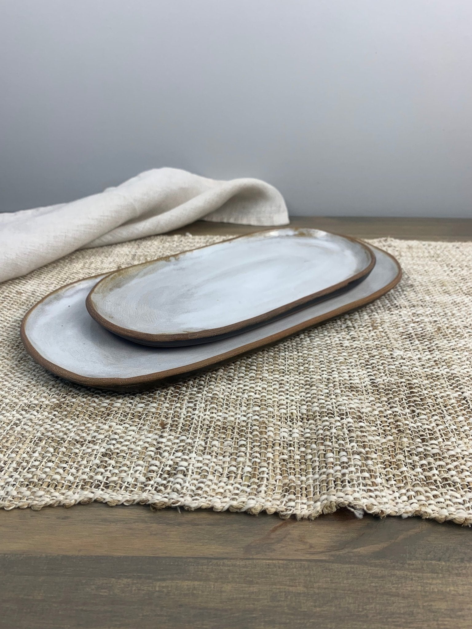 Oval Tray Set | Modern Craft - Elevate Ceramics Co.