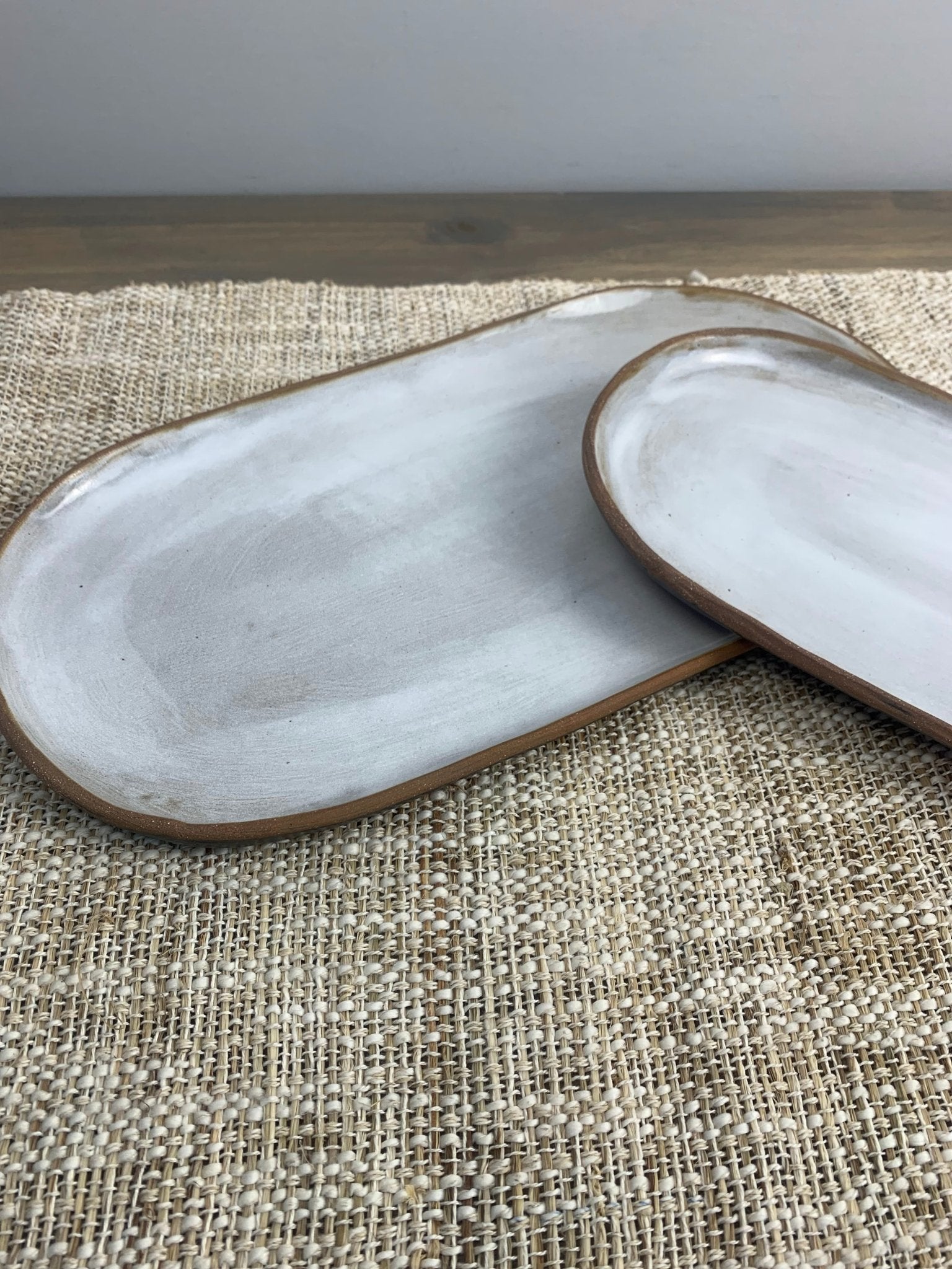 Oval Tray Set | Modern Craft - Elevate Ceramics Co.