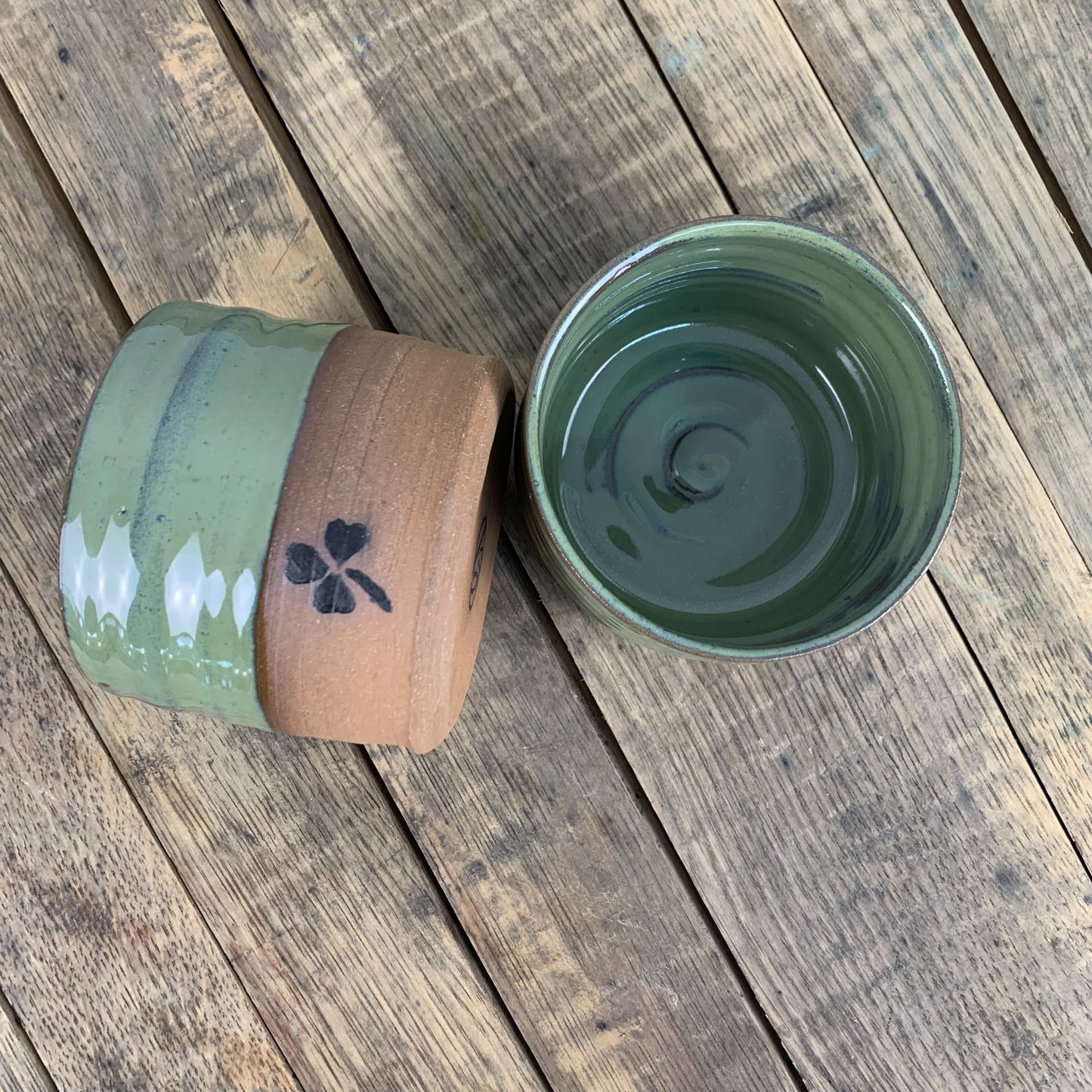 Shamrock Whiskey Tumbler - Elevate Ceramics Co.