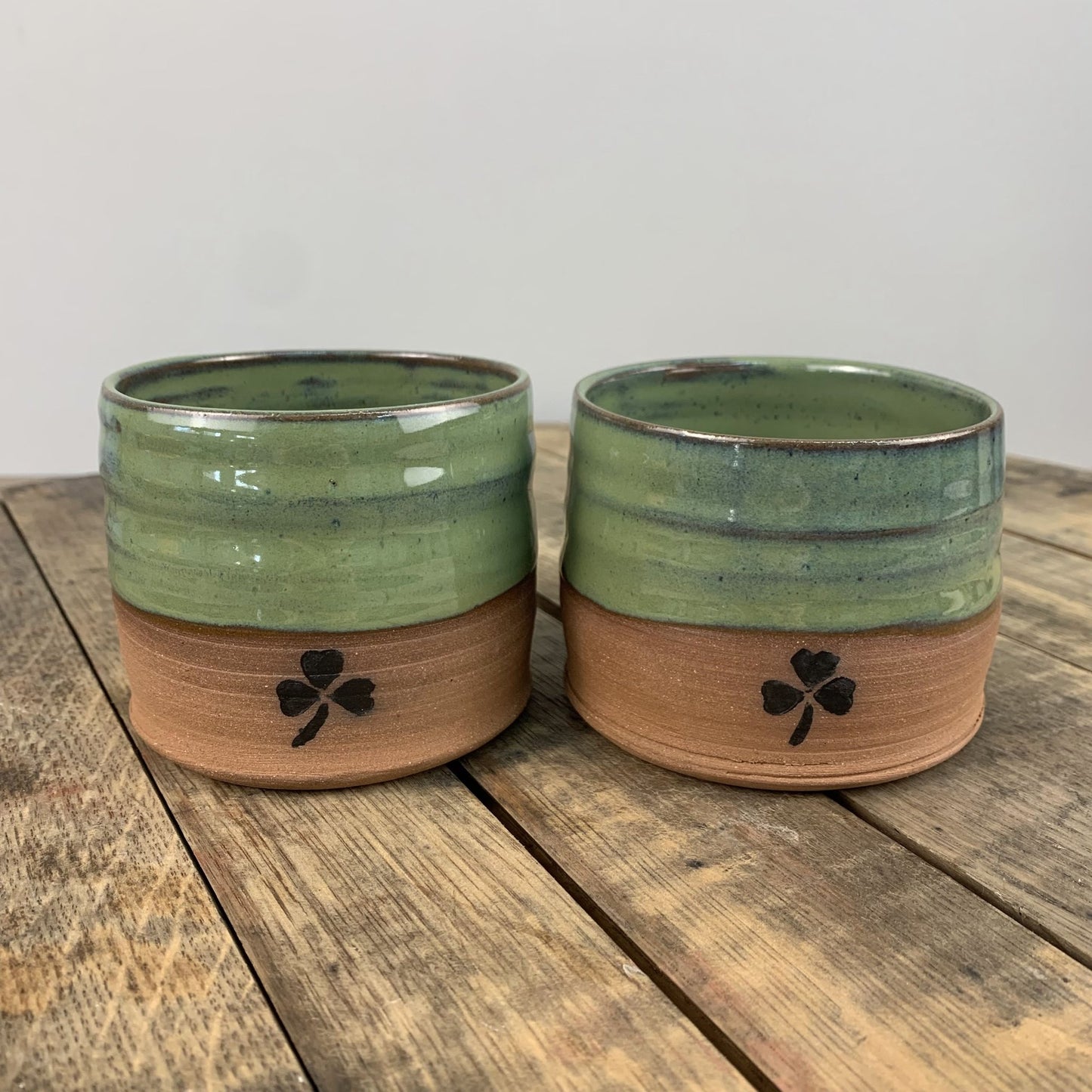 Shamrock Whiskey Tumbler - Elevate Ceramics Co.