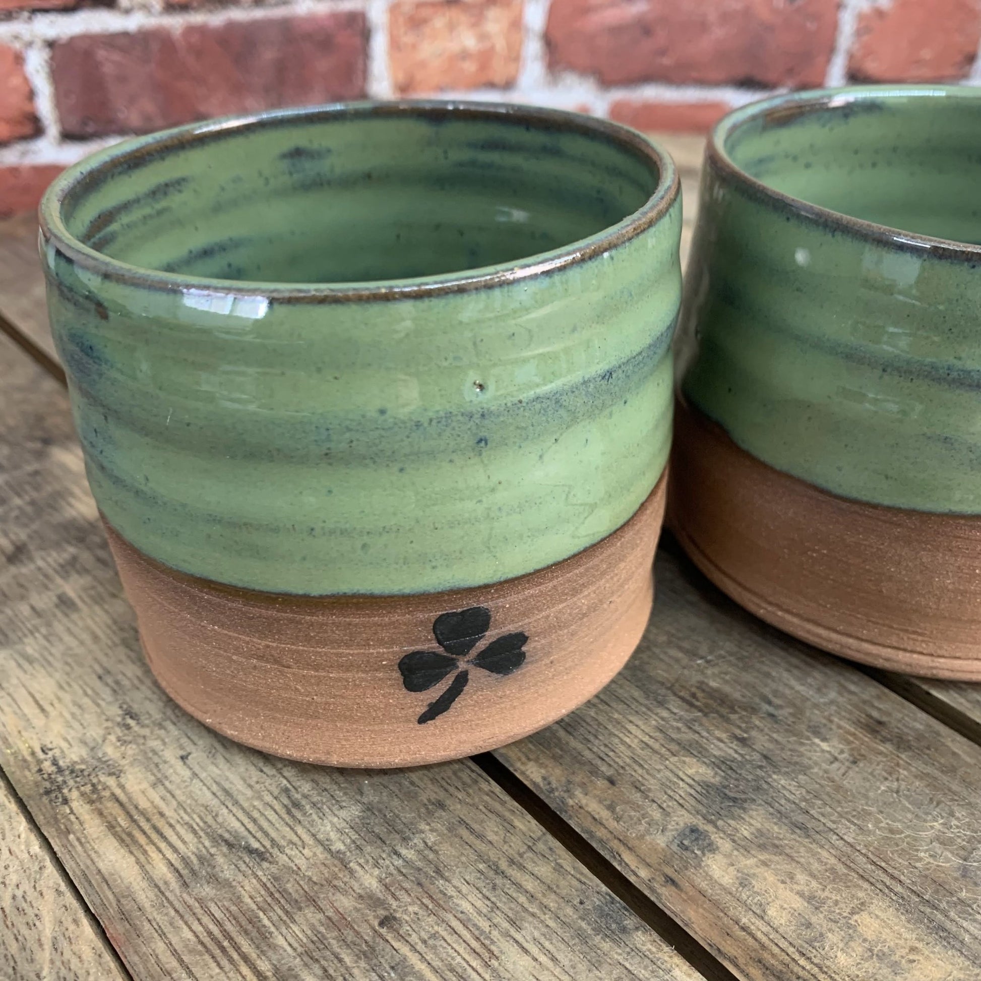 Shamrock Whiskey Tumbler - Elevate Ceramics Co.