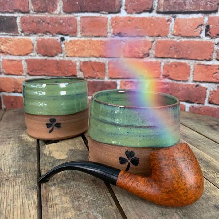 Shamrock Whiskey Tumbler - Elevate Ceramics Co.