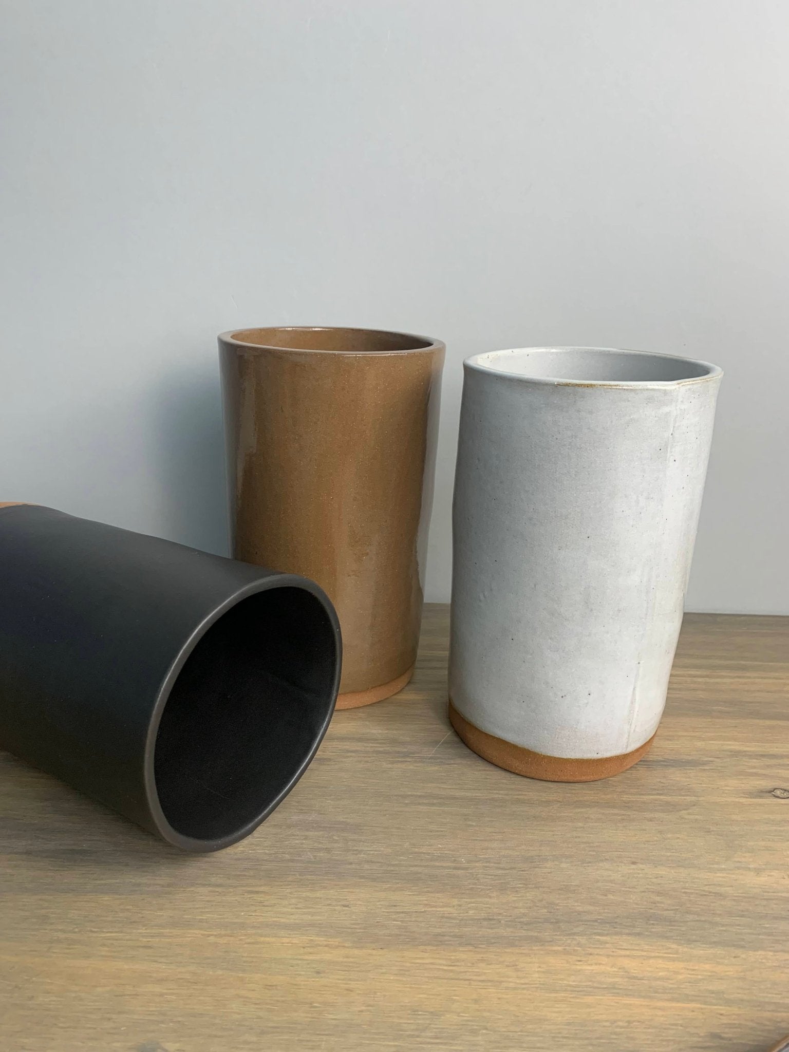 Tall Utensil Holder | Artisan Kitchenware - Elevate Ceramics Co.