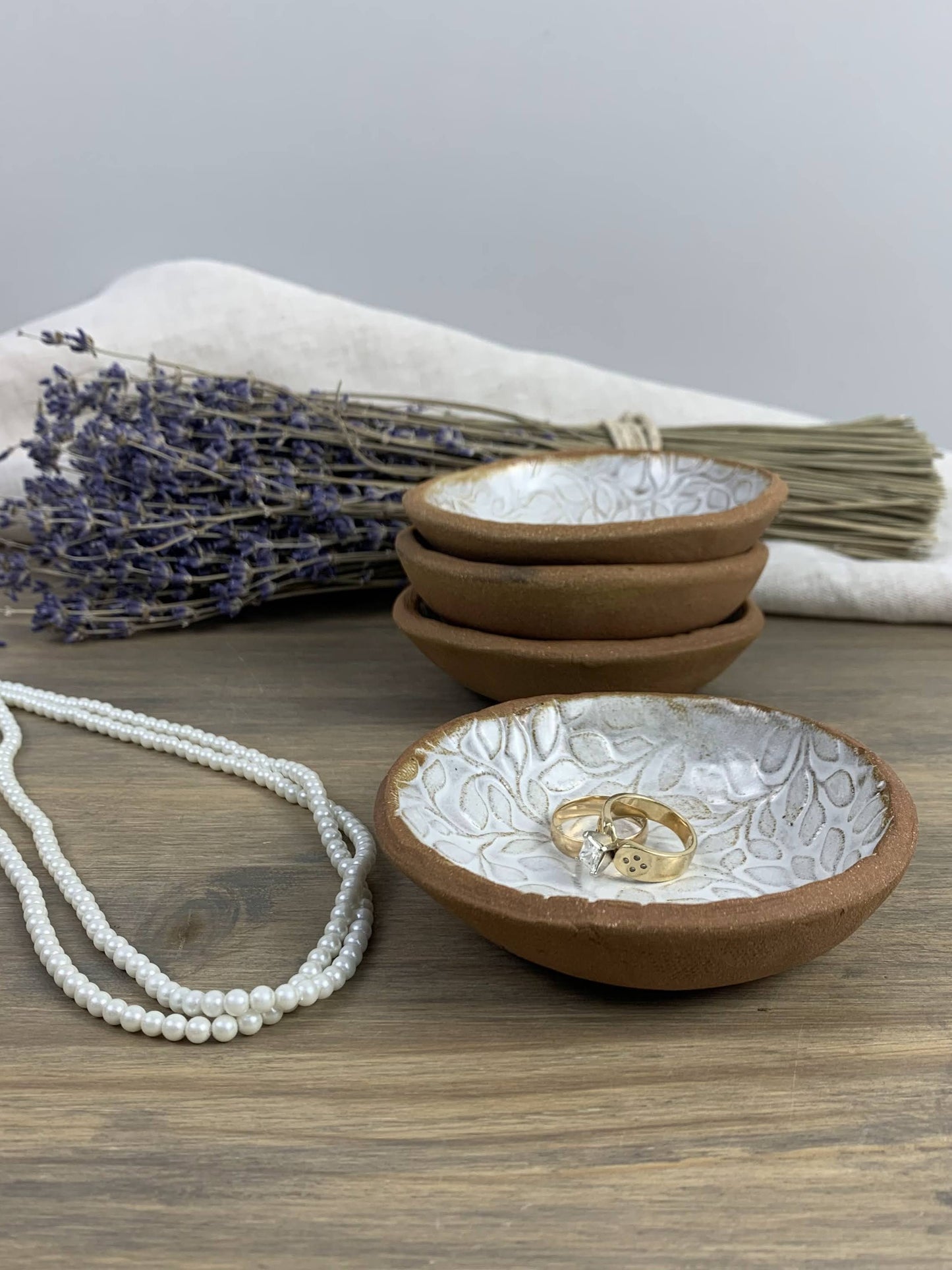 Willow Pottery Mini Bowls | Artisan Ceramic Dipping Bowls | Set of 4 or 6